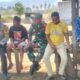 Bhabinkamtibmas dan Babinsa Doro Melo Ajak Warga Dukung Ketahanan Pangan Nasional