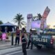 Polsek Kawasan Mandalika Gelar Patroli Sore di Depan Green Gate Sirkuit
