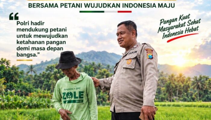 Polsek Plumpang Polresta Tuban Turun Langsung Cek Tanaman Jagung Warga