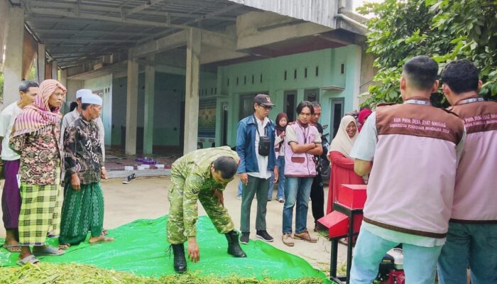 Mahasiswa KKN dan Babinsa Dorong Kemandirian Peternak Eyat Mayang