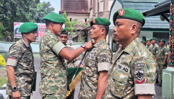 Kenaikan Pangkat dan Purna Tugas Warnai Kodim Mataram