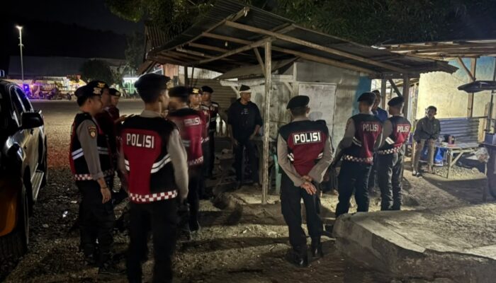 ‎ Patroli Dini Hari, Sat Samapta Polres Bima Kota Imbau Warga Jauhi Narkoba