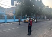 BKO Polda NTB Bersama Sat Samapta Polres Bima Kota Gelar Rawan Pagi, Lancarkan Arus Lalu Lintas