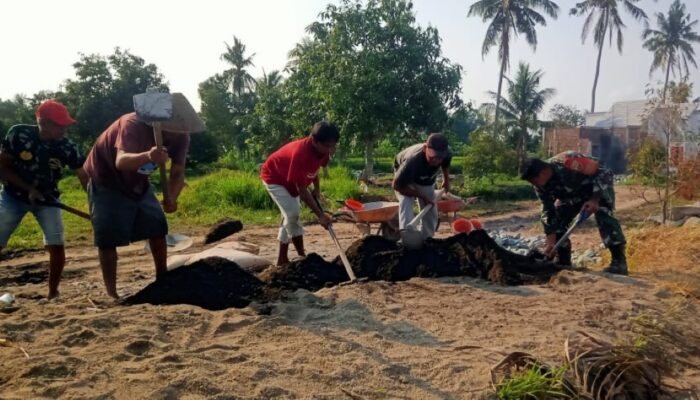 Sertu Muhasim Turun Tangan, Warga Peteluan Indah Makin Kompak
