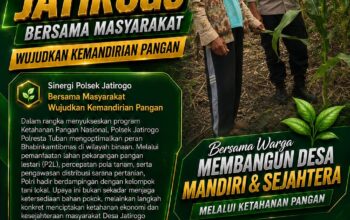 Polri dukung progam Astacita, Polsek Jatirogo Polresta Tuban Turun Cek Tanaman jagung Warga di Desa Ketodan