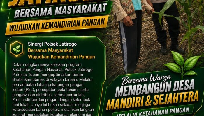 Polri dukung progam Astacita, Polsek Jatirogo Polresta Tuban Turun Cek Tanaman jagung Warga di Desa Ketodan