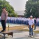 Polisi Peduli Pendidikan, Kapolsek Belo Jadi Irup Bendera di SMA Negeri I Belo