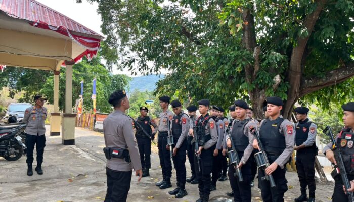 Sat Samapta Polres Bima Kota Siaga Amankan Pilkades di Dua Desa Kecamatan Langgudu