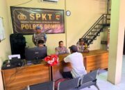 SI PROPAM POLRES DOMPU AWASI PELAYANAN SPKT, PASTIKAN MASYARAKAT MENDAPAT PELAYANAN HUMANIS DAN RESPONSIF