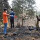 2 unit Rumah Panggung di Desa Mbawa Terbakar, Tim Inafis Satreskrim Polres Bima Kabupaten Gelar Olah TKP Awal